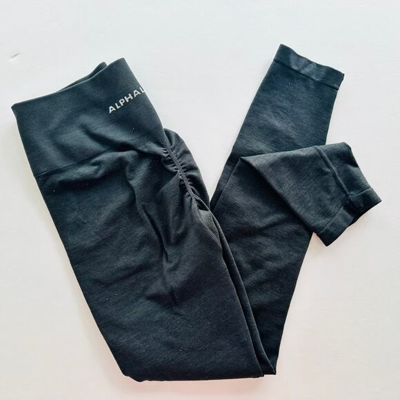 Alphalete Amplify Scrunch Bum Leggings Size Medium High Rise Seamless Lift Sexy - Picture 2 of 7